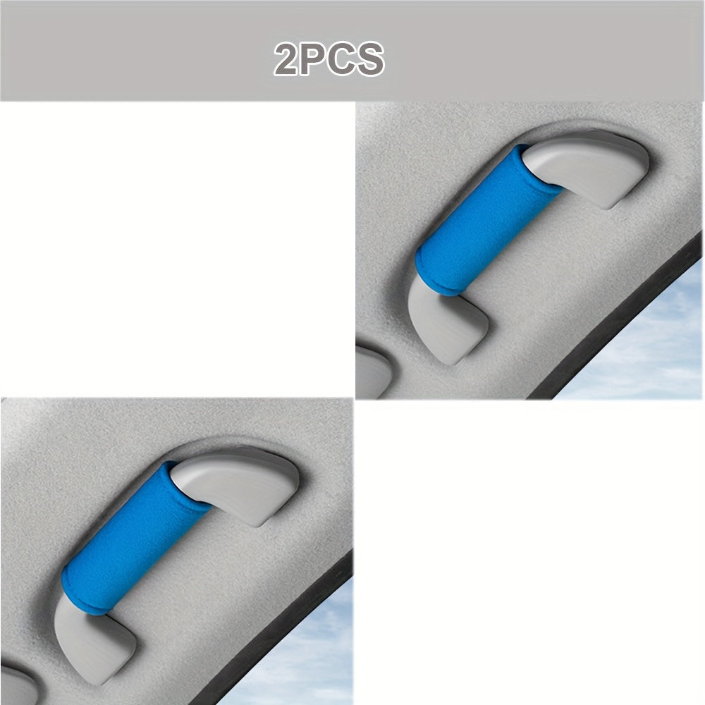 Avtomobil ichki bezaklari yumshoq tutqich qopqog'i, avtomobil eshigi himoyachisi, 2 dona
