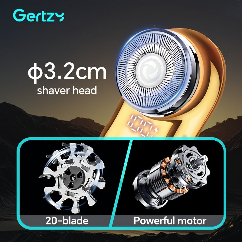 Men's Mini Portable Electric Shaver USB Rechargeable Beard Razor