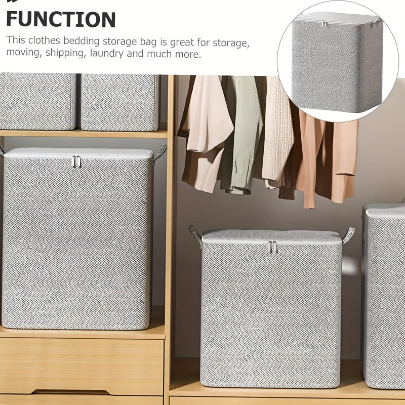 Caja de almacenamiento plegable para armario de dormitorio, organización bajo la cama, tamaño mediano
