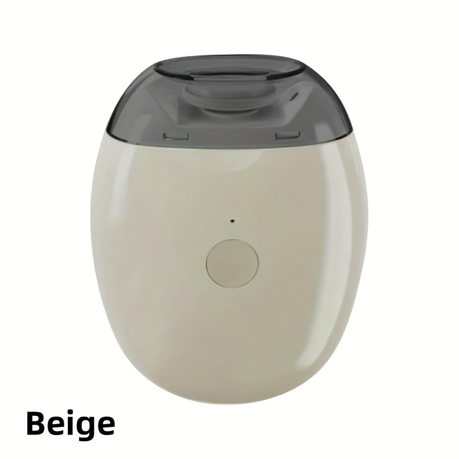 Portable Electric Nail Trimmer with USB Rechargeable Battery and LED Light