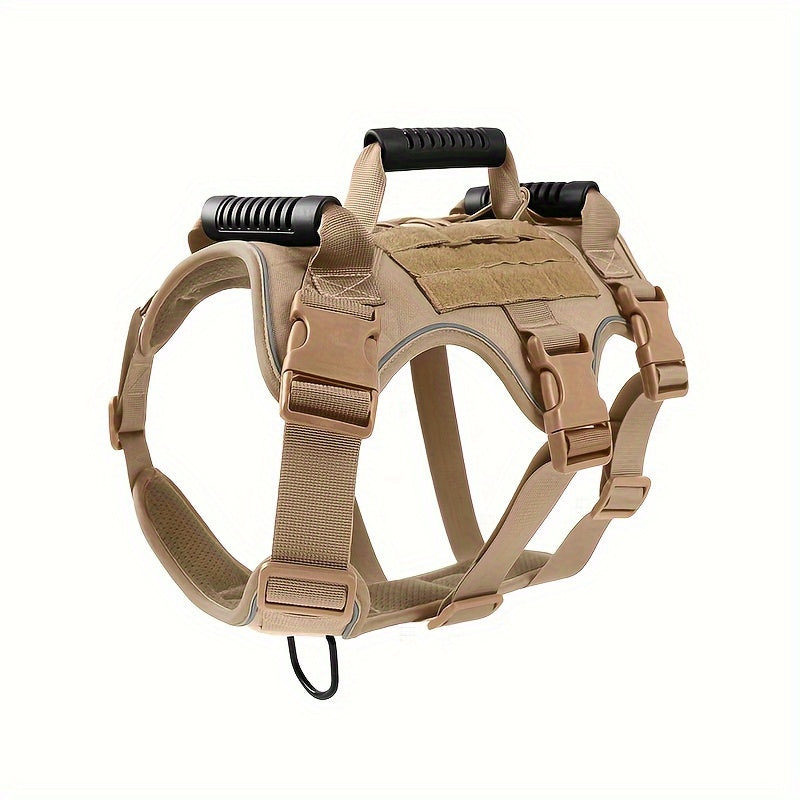 Adjustable Reflective Dog Harness with Handle No-Pull Tactical Vest