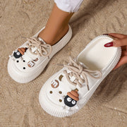 Женские шлепанцы из EVA, легкие садовые сабо, повседневные пляжные слеп-оны