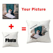 Personalized Pillow Cover for Home Decor Festive Pattern 45.72x45.72 cm