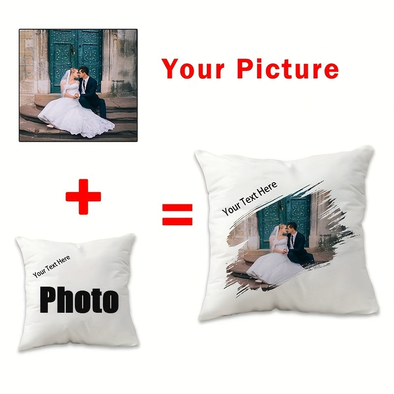 Personalized Pillow Cover for Home Decor Festive Pattern 45.72x45.72 cm