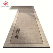 Kitchen Rug Faux Leather Water-Resistant Non-Slip Washable Floor Mat Durable Oil-Proof Runner