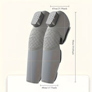 1800mAh qayta zaryadlanadigan tizzalar uchun yostiqlar, issiq siqish bilan, USB zaryadlash bilan portativ havo bosimi oyoq massajchisi, uzoq muddatli batareya, ota-onalar va keksa insonlar uchun ideal sovg'a.