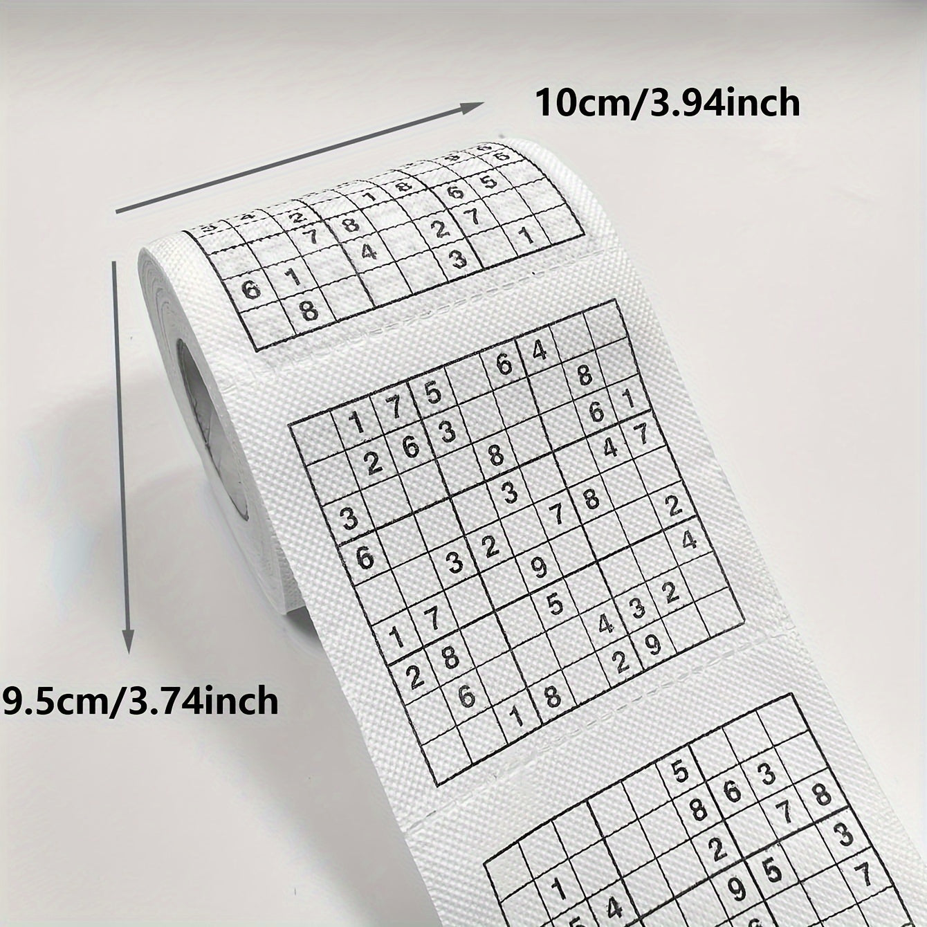 Креативный рулон бумаги для печати судоку для математических игр и украшения вечеринок