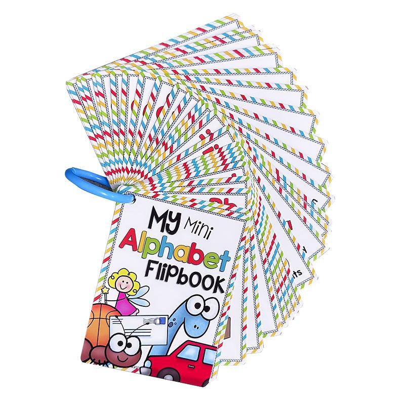 Educational Flash Cards Set 26 Letters Phonics Waterproof for Kids