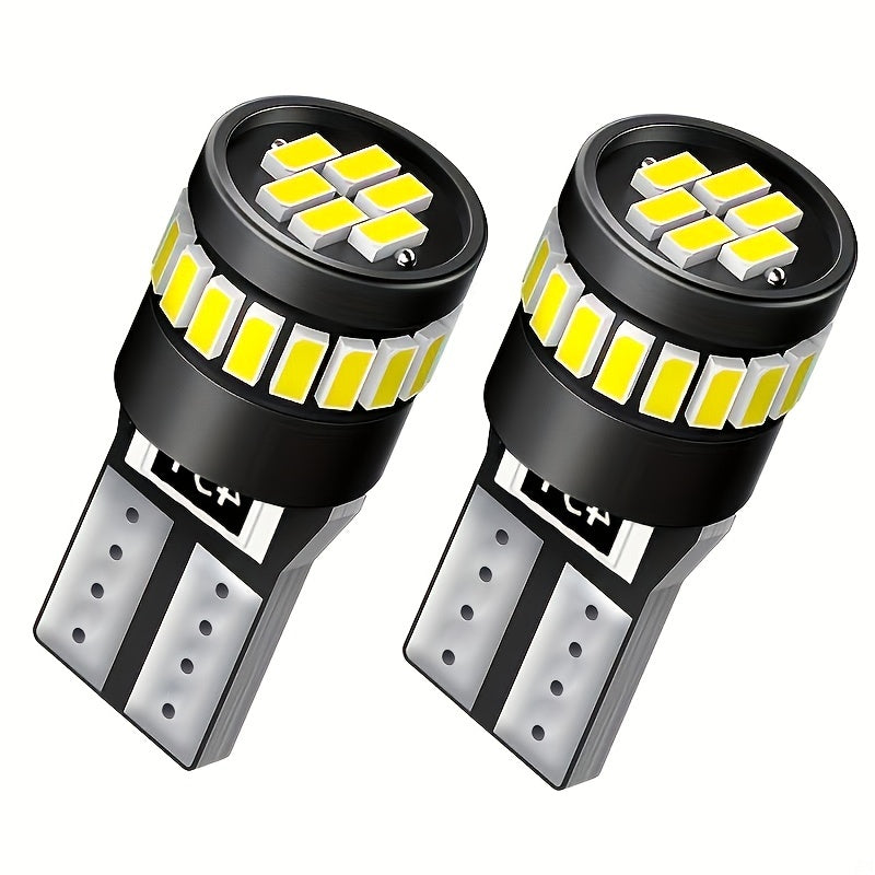 2 Pack T10 LED Canbus Interior Parking License Plate Dome Light 12V Bright