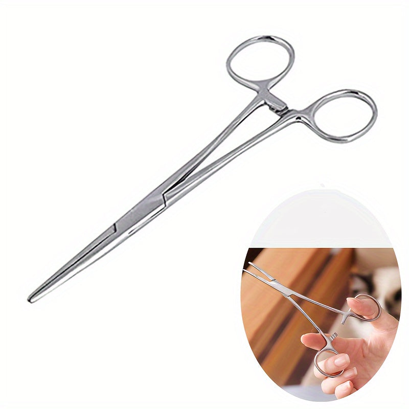 Stainless Steel Self-Locking Pliers for Pet Grooming DIY Crafts Ergonomic