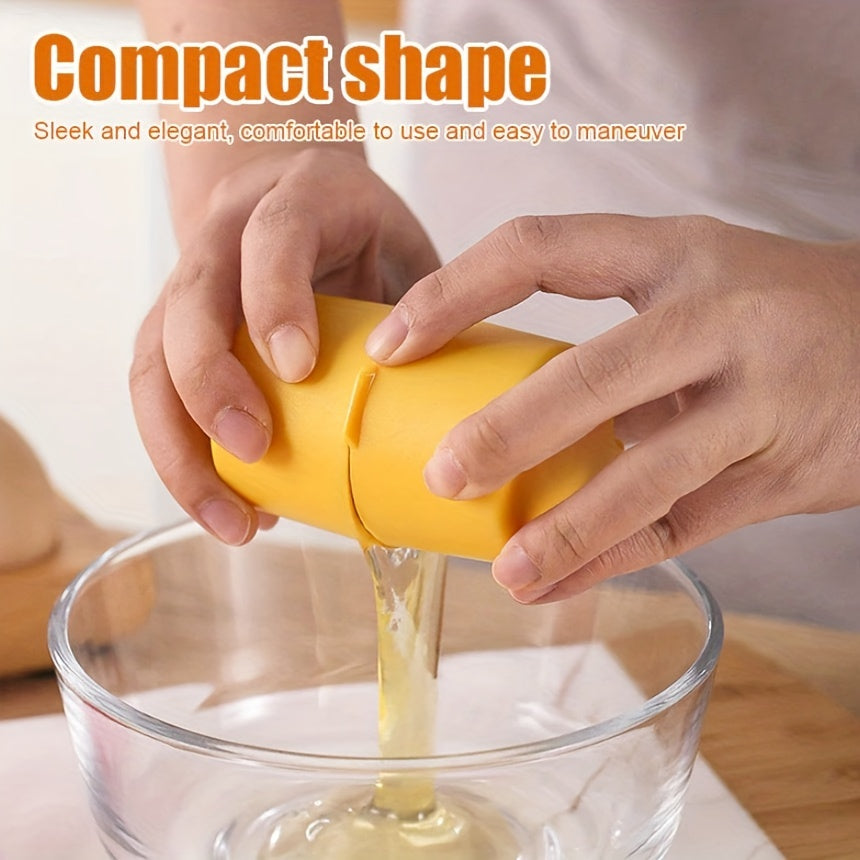 Egg Separator Plastic for Quick Egg Yolk Splitting and Peeling Kitchen Baking Tool