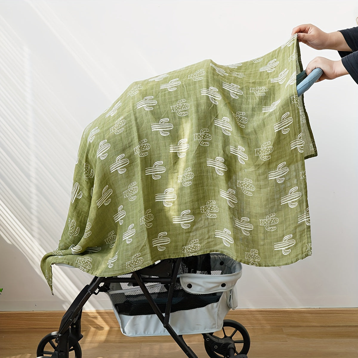 Baby Bamboo Muslin Blanket for Newborns and Toddlers 119x109 cm Luxurious Soft