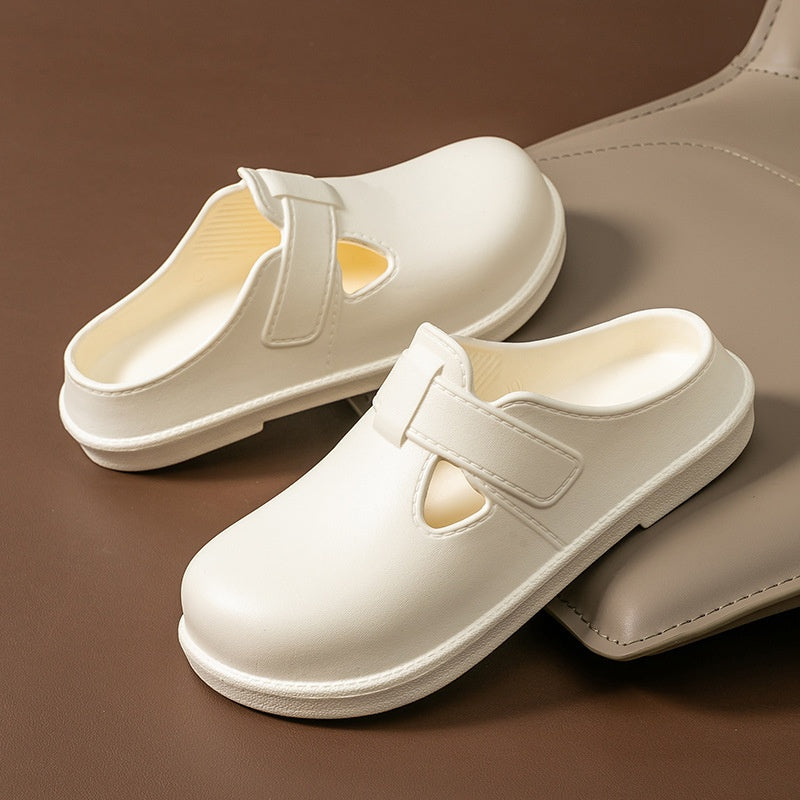 Women Flat Shoes Casual Slip-On Garden Work Shoes for Summer Autumn