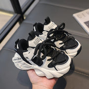 Boys' 2024 Fall Low Top Running Shoes Solid Color PVC Sole Fabric Upper Easy-On Closure