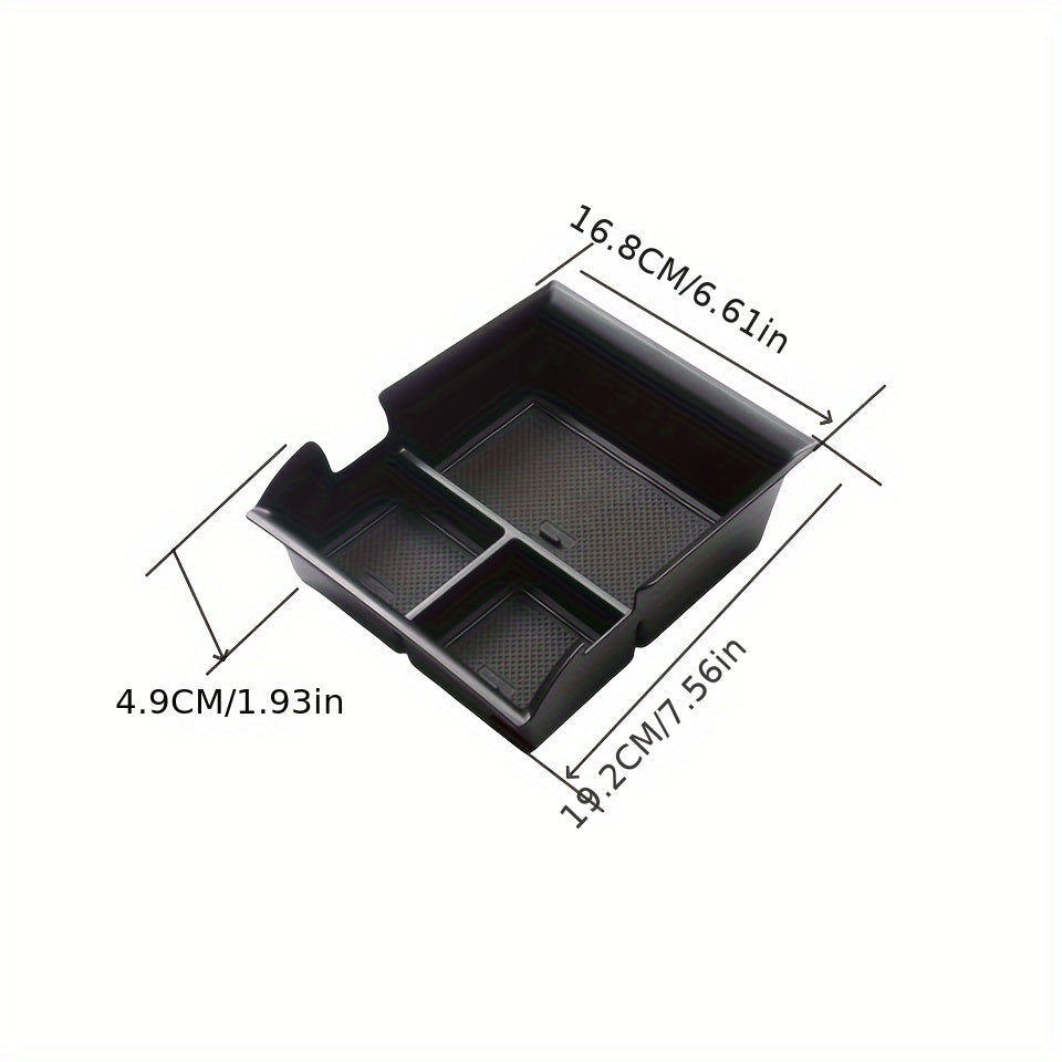 Center Console Organizer Tray for SUV Non-slip Storage Box Car Interior Accessories