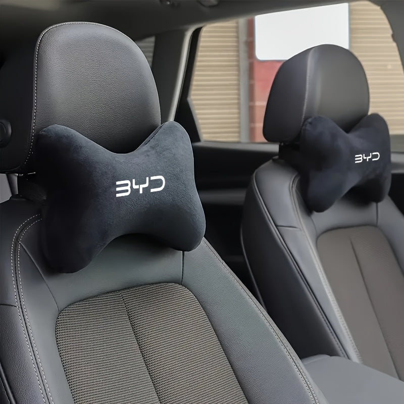 Unisex Soft Fiber Neck Pillow Breathable Travel Cushion for Cars