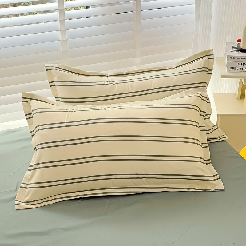 Geometric Print Pillowcase for Dorms and Bedrooms Soft Cozy Easy to Clean