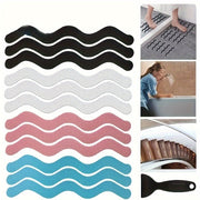 6/12pcs Anti-slip Bathroom Tub Safety Stickers S Shape Shower Slip Strips