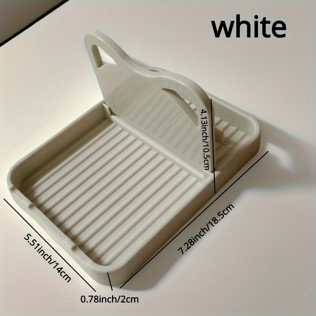 Organizer Rack with Wooden Knob for Kitchen Utensils and Pot Lids in Polished Finish