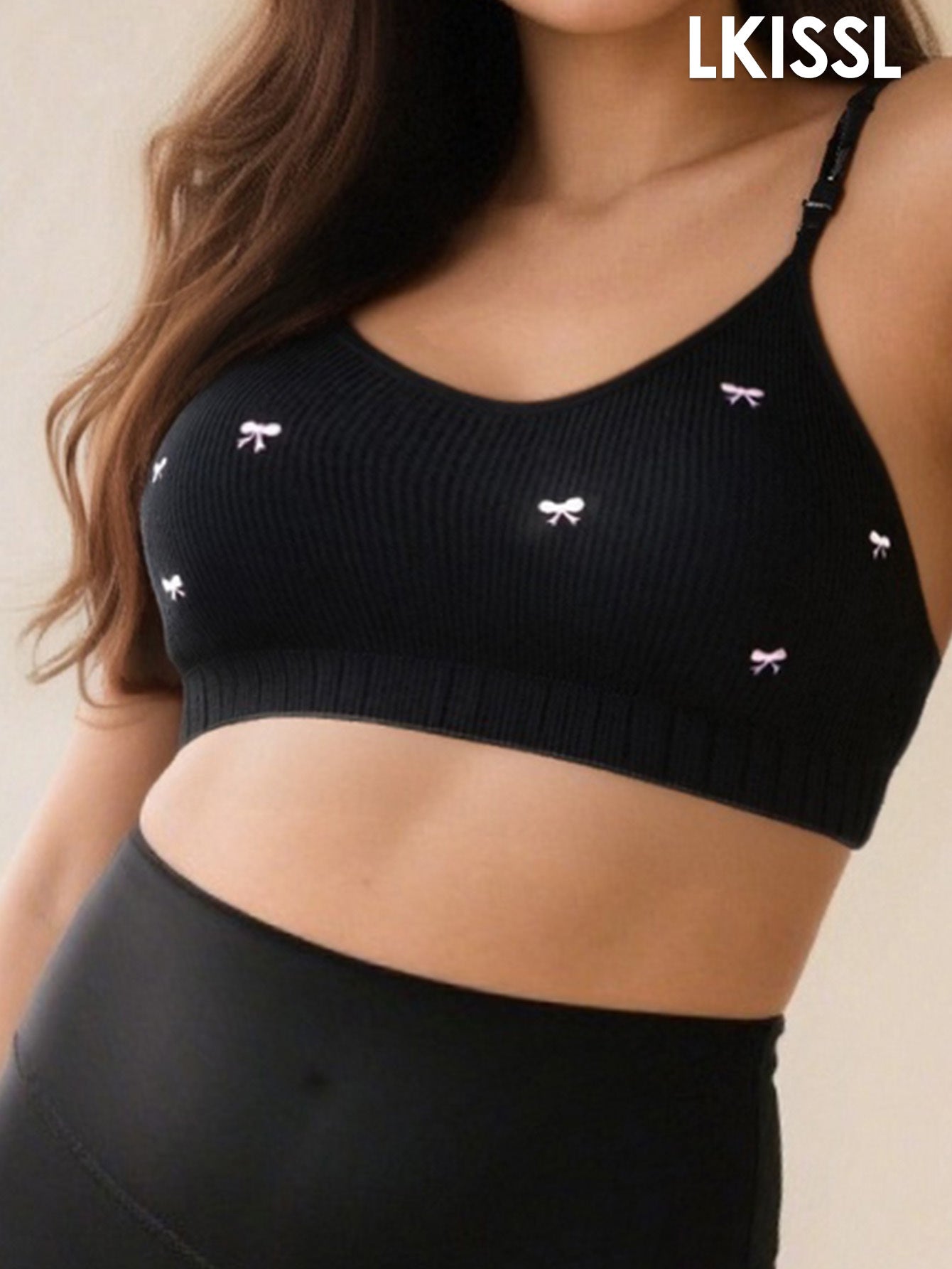 Plus Size Seamless Sports Bra Breathable Supportive Yoga Casual 1XL-4XL