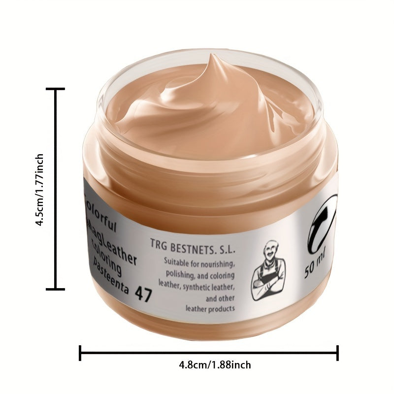 Leather Repair Kit 50ML Color Toner for Leather Sofa Shoes Bag Scratch Fix