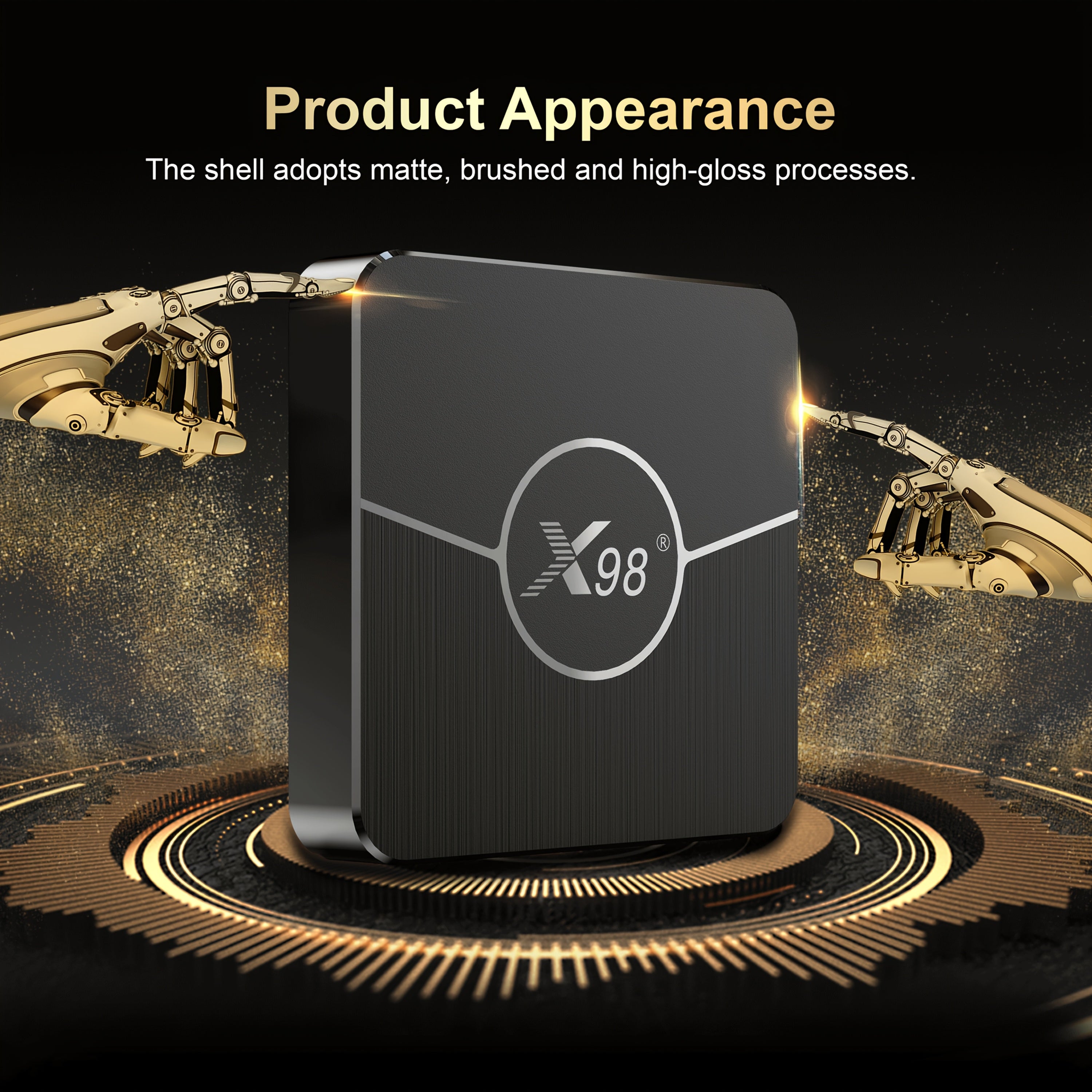 Smart TV Box Android 11 Amlogic S905W2 H.265 AV1 Dual Wi-Fi Media Player