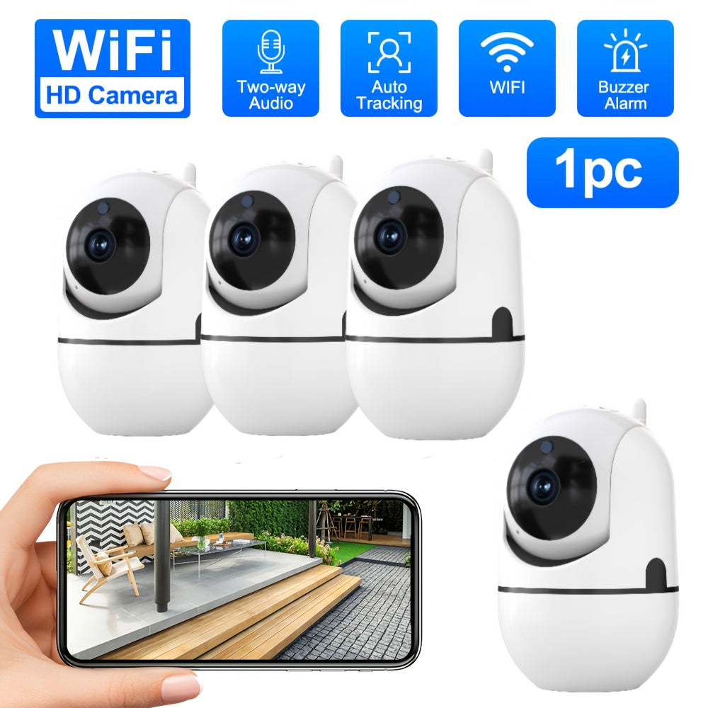 Wireless 1080P Smart Camera with Night Vision Motion Detection Two-Way Audio Pet Monitoring