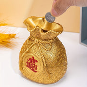 Chinese-Style Money Bag Ornament for Home or Cafe Decor