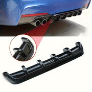 Rear Bumper Diffuser for Cars Durable ABS Plastic External Airflow Accessory