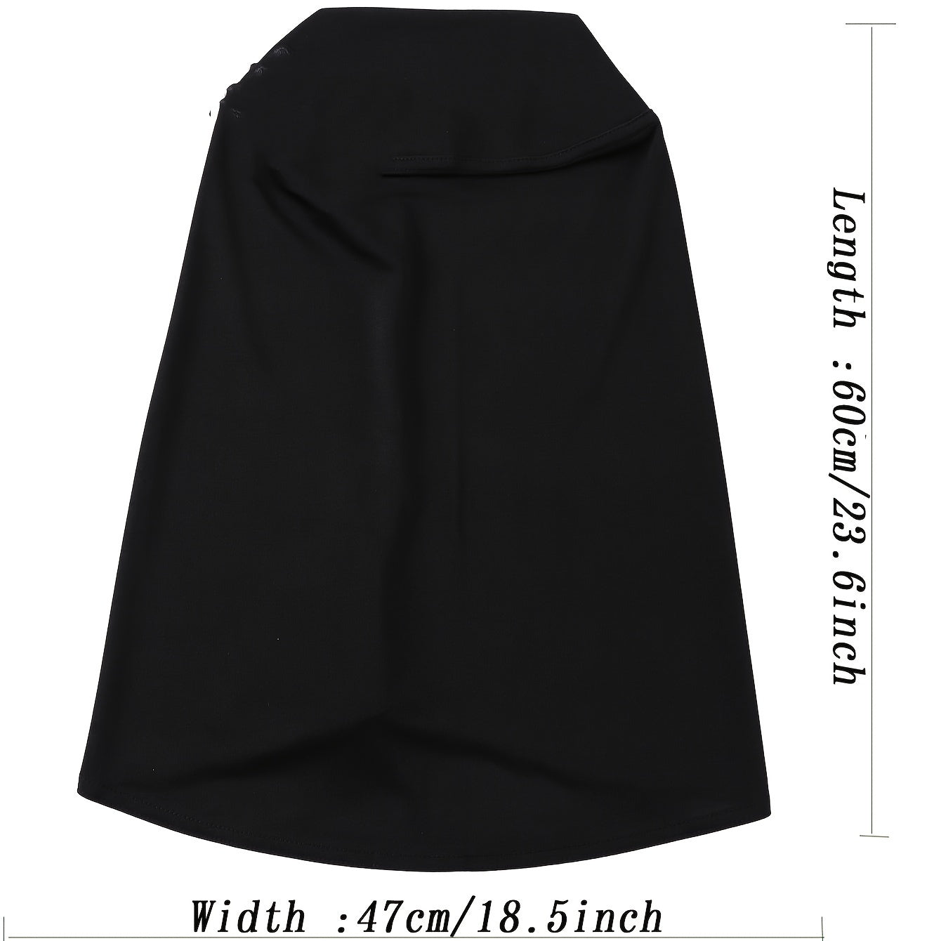 Women's Solid Color Elastic Polyester Hijab with Rhinestone and Pearl Accents