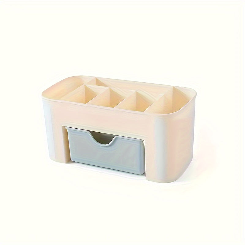 Plastic Desktop Organizer with Drawers for Jewelry Cosmetics and Makeup Storage