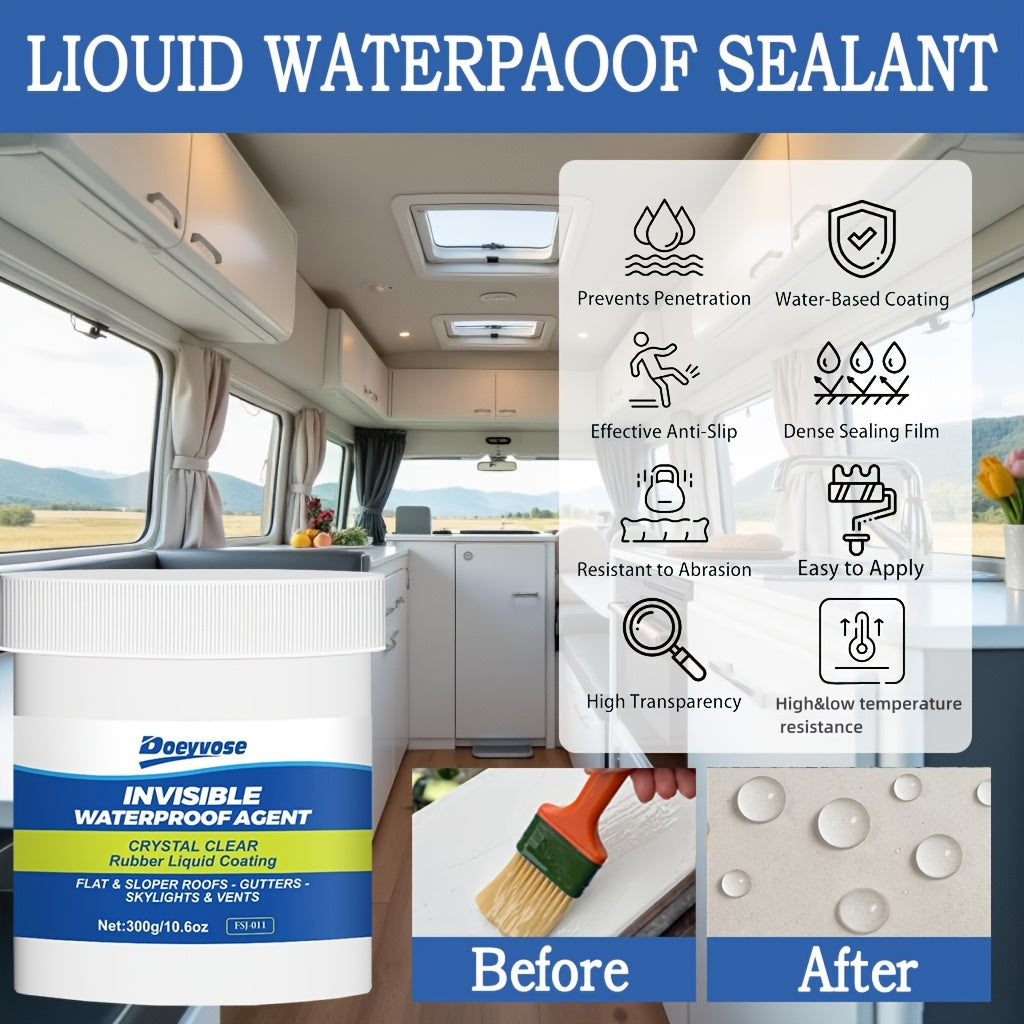 Universal RV Sealant for Roof, Bathroom, Kitchen Waterproof Repair