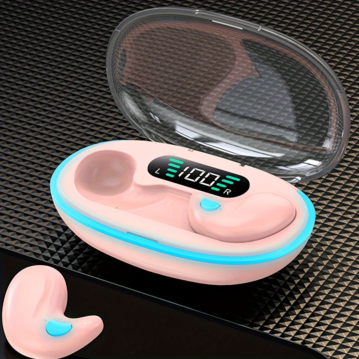 2025 Wireless In-Ear Headphones with HIFI Dolby Bass Stereo HD Calls USB Type-C Rechargeable Battery for Android iPhone Gaming Smartphone