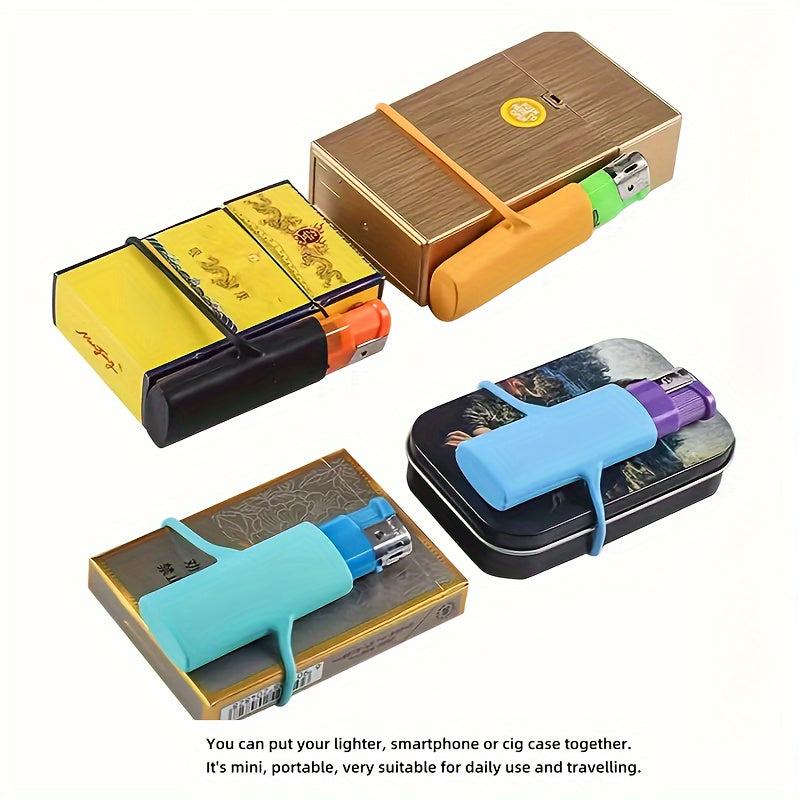 Unisex Silicone Lighter Sheath Non-Slip Crush-Proof Portable Cover
