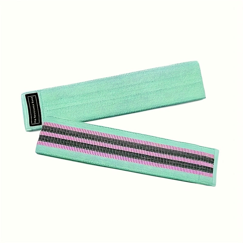 Set of 3 Non-Slip Resistance Bands for Legs and Buttocks Yoga Pilates Stretching