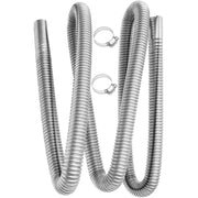 Stainless Steel Diesel Heater Exhaust Pipe Flexible Tail Exhaust Hose with Clamps