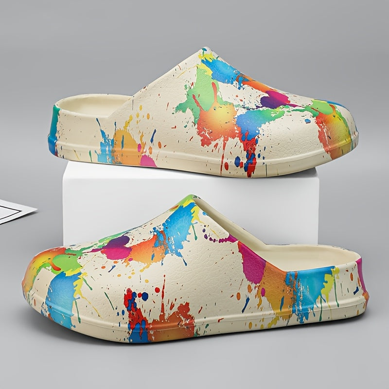 Women's Colorful Camo Print EVA Clogs Lightweight Non-Slip Sandals