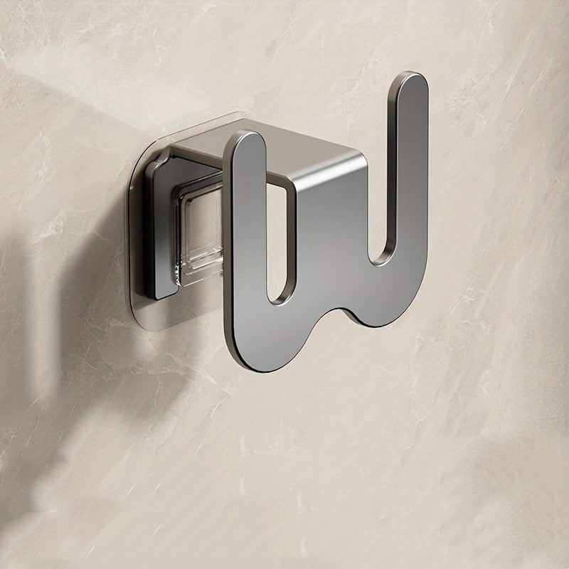 Wall-Mounted Shoe Organizer No-Drill Installation Space-Saving for Bathroom RV Dorm