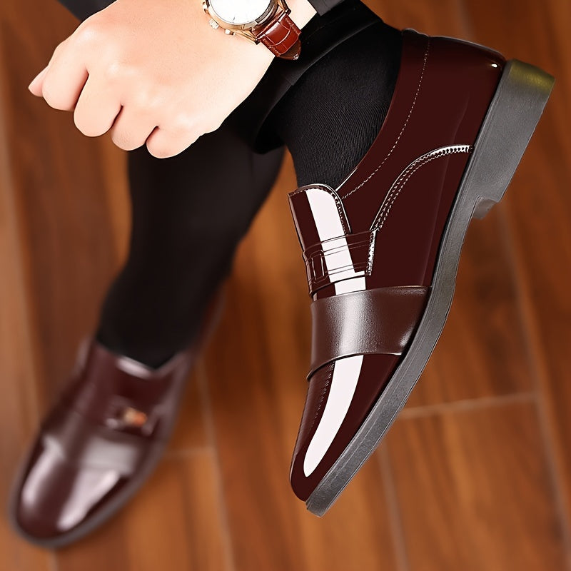 Мужские черные повседневные лоферы, обувь на все сезоны, легкие кожаные туфли-слипоны