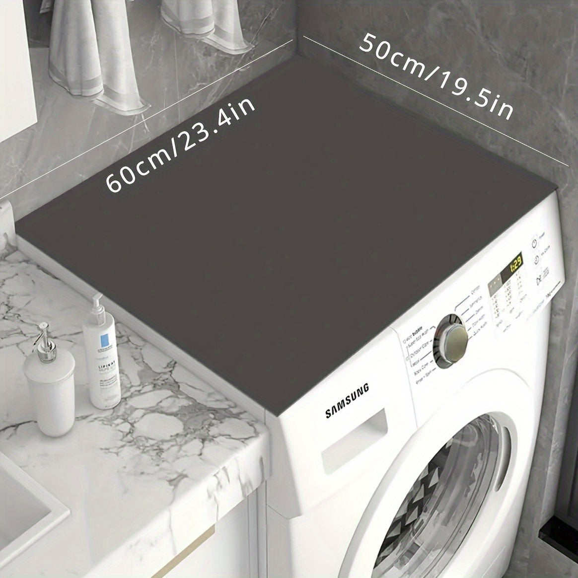 Machine Cover Cushion Diatomaceous Mud Water Absorption Anti Slip Dirt Resistant Countertop Mat