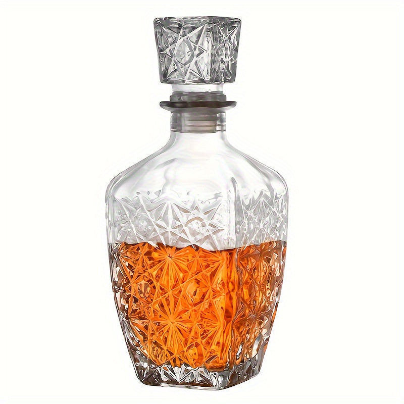 Glass Decanter 800ML for Whiskey Cocktails and Liqueurs Bar Restaurant Party