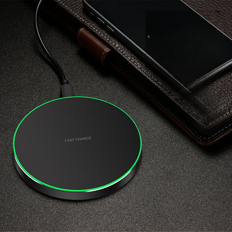 15W Wireless Charger USB C Fast Charging Pad with Quick Charge QC 3.0 for iPhone Samsung
