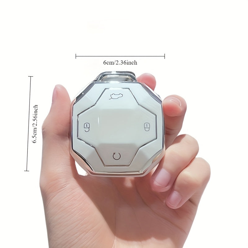 Waterproof TPU Car Key Cover for T2 Traveler Dustproof Scratch-Resistant