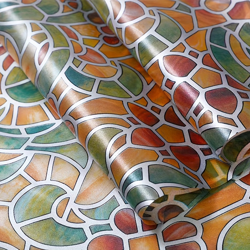 Frosted Window Film Privacy Decor 10mil Thick Self-Adhesive for Office Bathroom Home