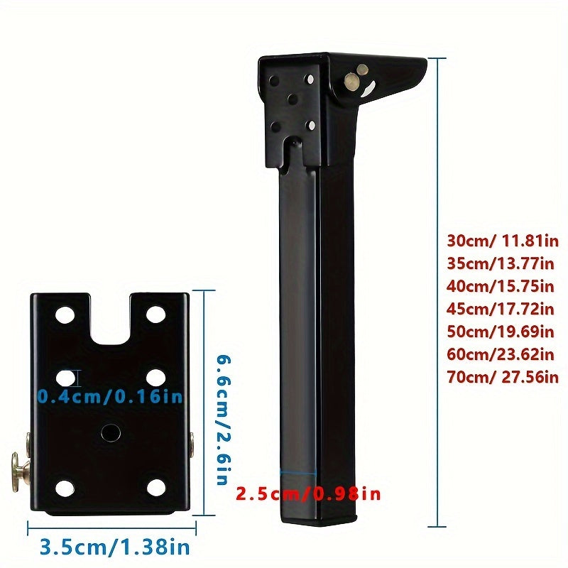 Multi-Functional Metal Folding Legs for Desks Beds and Camping Tables