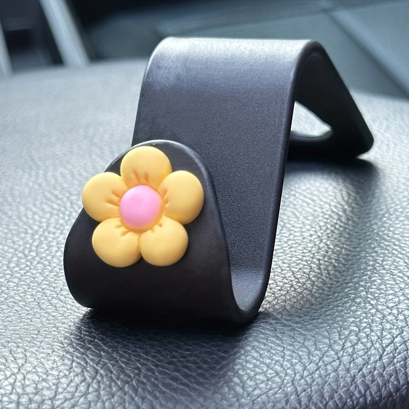 4pcs Car Hooks Multi-Function Backseat Organizer Durable ABS Bright Colors