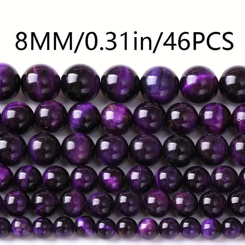 Blue Tiger Eye Beads Natural Stone Jewelry Making Supplies 6mm 8mm 10mm