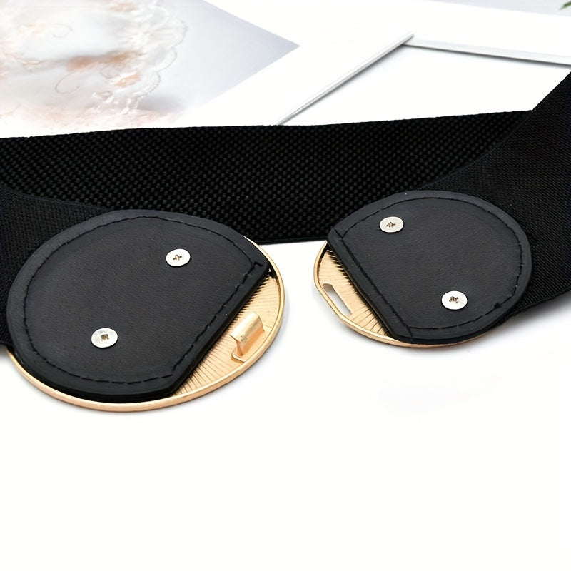 Ayollar uchun vintage kengaytiriladigan belbog' bilan oltin tokchali