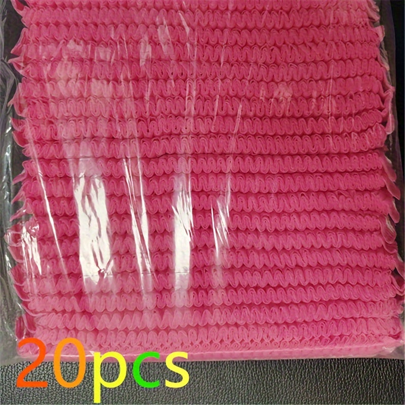 Bir martalik to'qima mato bilan qoplangan shishali shlyapa, 20-100 ta, oziq-ovqat xizmatlari va SPA uchun