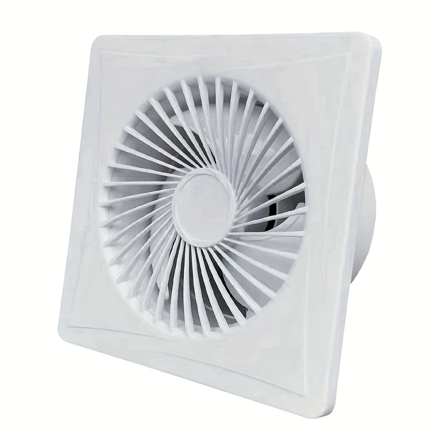 6-Inch European Standard Household Exhaust Fan with Backflow Prevention and Insect Proof Design for Indoor Ventilation